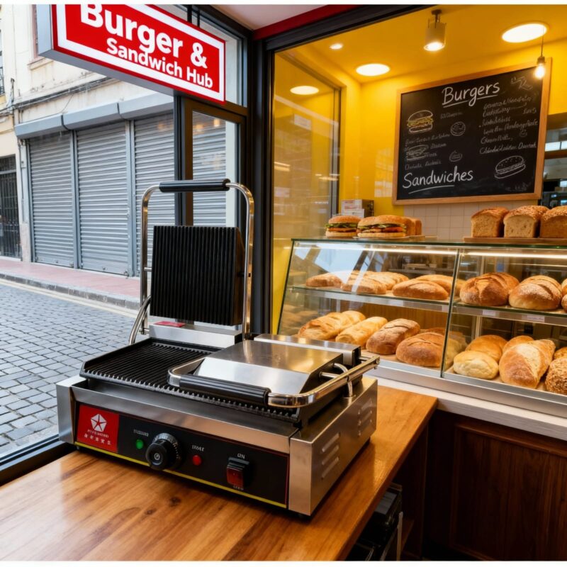 Electric Commercial Sandwich maker